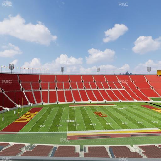 Los Angeles Memorial Coliseum - Section Club Wc 408 Seat View