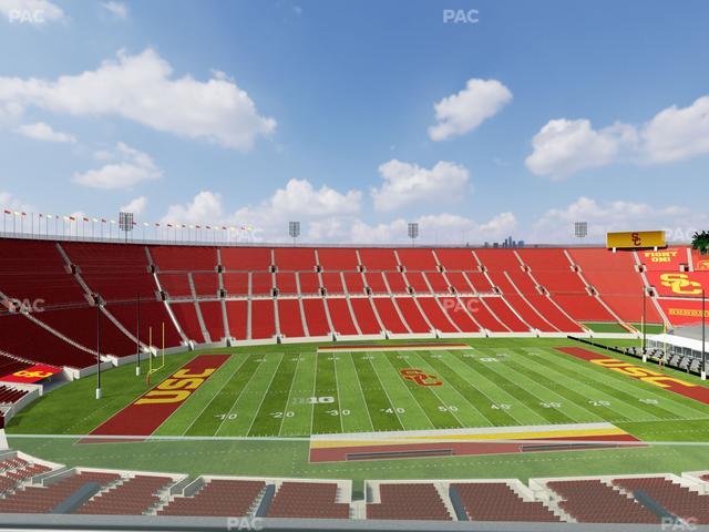 Los Angeles Memorial Coliseum - Section Club Wc 408 Seat View