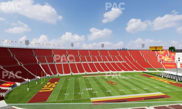 Los Angeles Memorial Coliseum - Section Club Wc 410 Seat View