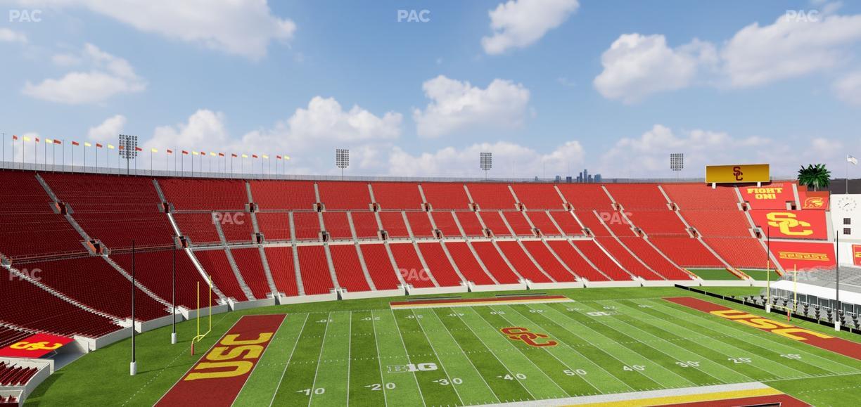 Los Angeles Memorial Coliseum - Section Club Wc 410 Seat View