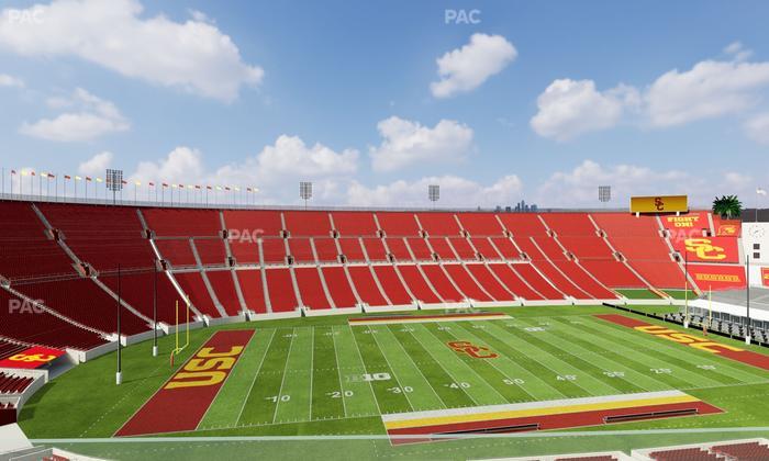 Los Angeles Memorial Coliseum - Section Club Wc 410 Seat View