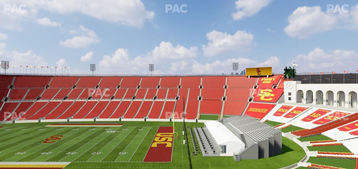 Los Angeles Memorial Coliseum - Section Deck 400 Seat View