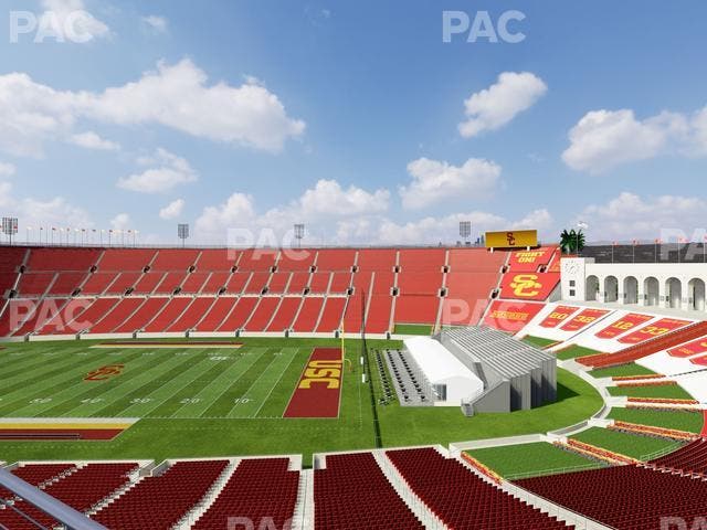 Los Angeles Memorial Coliseum - Section Deck 400 Seat View