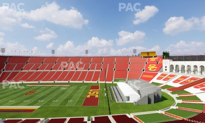 Los Angeles Memorial Coliseum - Section Deck 400 Seat View