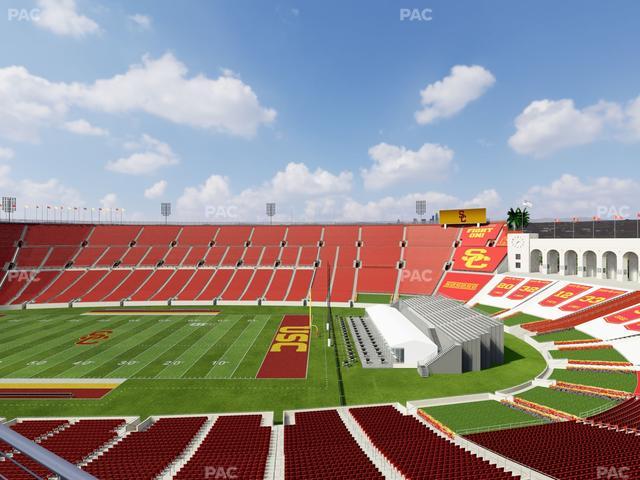 Los Angeles Memorial Coliseum - Section Deck 400 Seat View