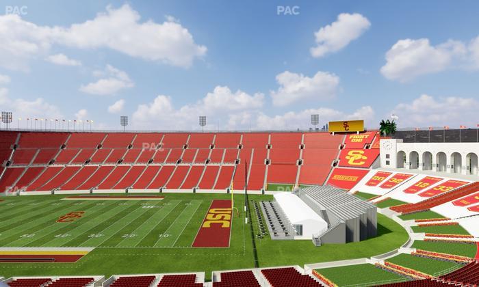 Los Angeles Memorial Coliseum - Section Deck 400 Seat View