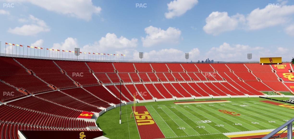 Los Angeles Memorial Coliseum - Section Deck 438 Seat View