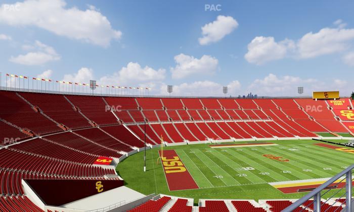 Los Angeles Memorial Coliseum - Section Deck 438 Seat View