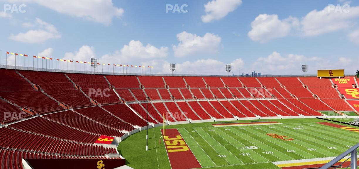 Los Angeles Memorial Coliseum - Section Deck 438 Seat View