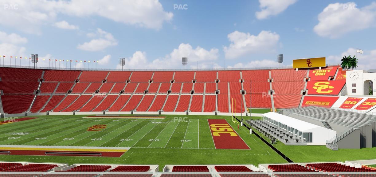 Los Angeles Memorial Coliseum - Section Founders Suite 201 Seat View