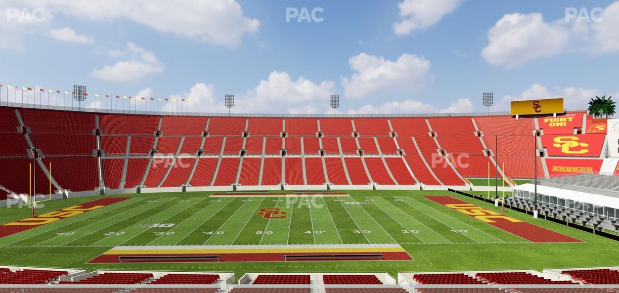 Los Angeles Memorial Coliseum - Section Founders Suite 205 Seat View