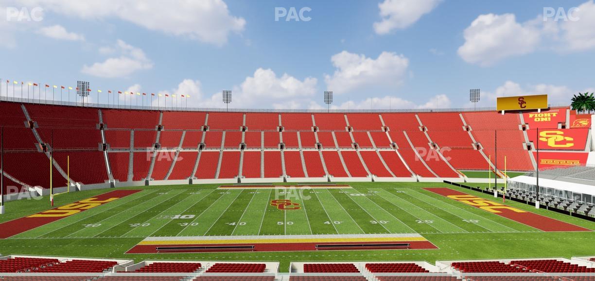 Los Angeles Memorial Coliseum - Section Founders Suite 206 Seat View