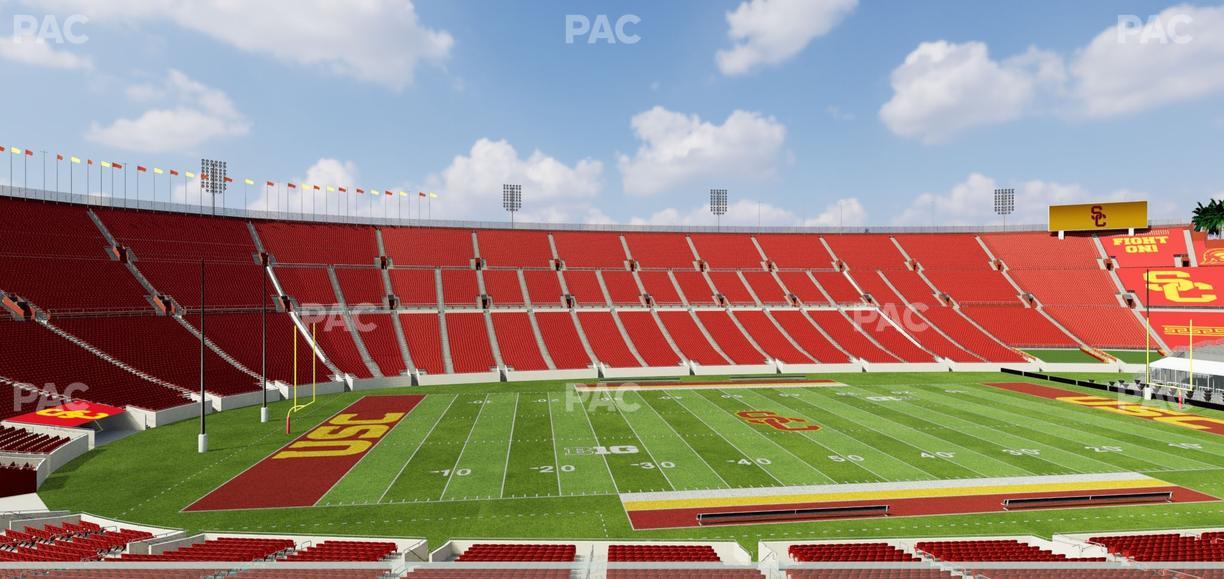 Los Angeles Memorial Coliseum - Section Founders Suite 210 Seat View