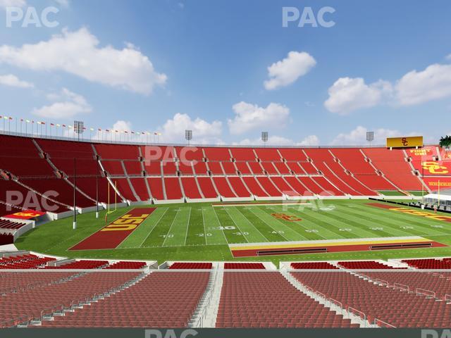 Los Angeles Memorial Coliseum - Section Founders Suite 210 Seat View