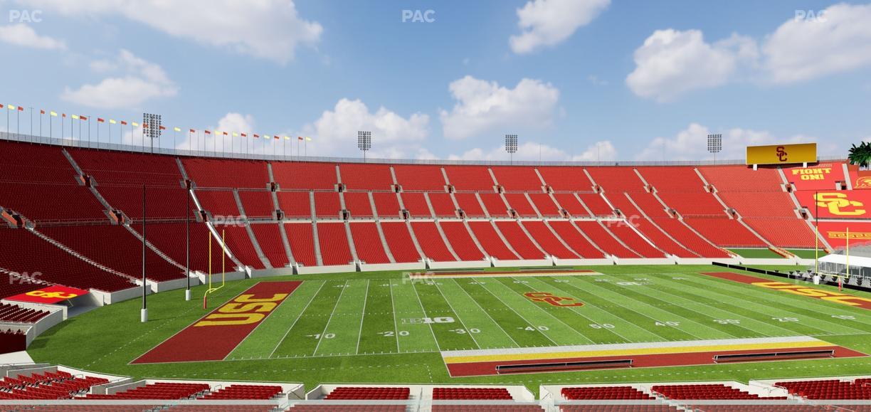 Los Angeles Memorial Coliseum - Section Founders Suite 210 Seat View