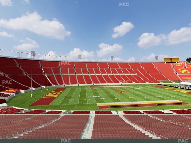 Los Angeles Memorial Coliseum - Section Founders Suite 210 Seat View