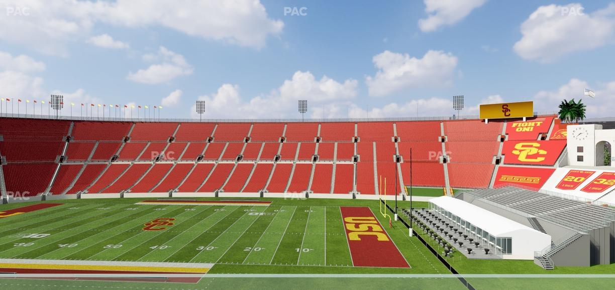 Los Angeles Memorial Coliseum - Section Founders Suite 301 Seat View