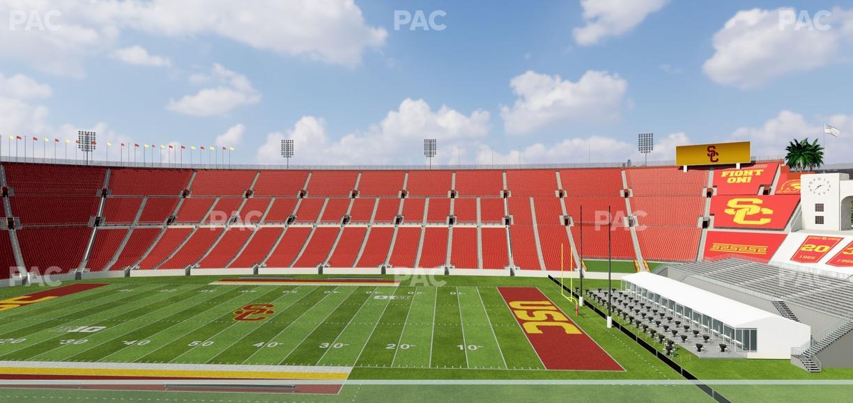 Los Angeles Memorial Coliseum - Section Founders Suite 302 Seat View