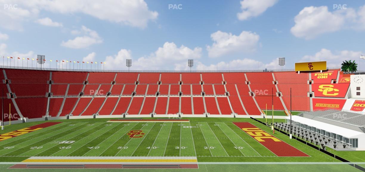 Los Angeles Memorial Coliseum - Section Founders Suite 304 Seat View