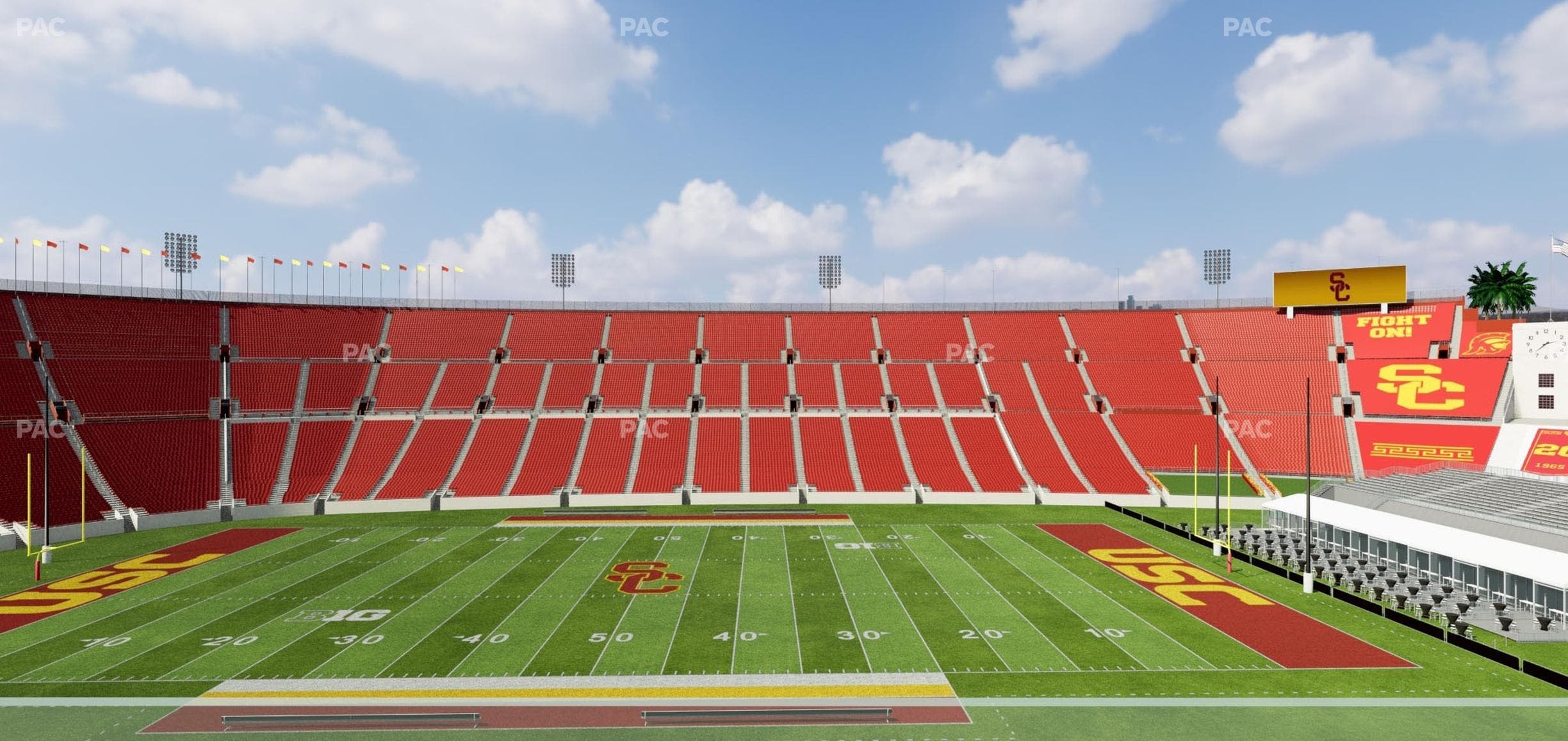 Los Angeles Memorial Coliseum - Section Founders Suite 305 Seat View