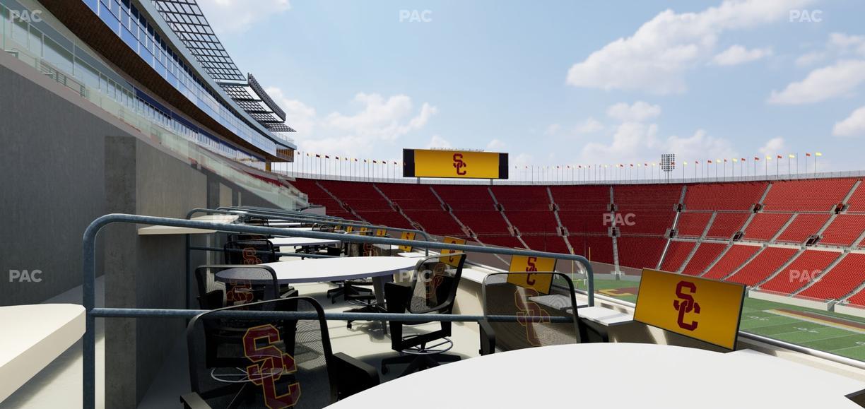 Los Angeles Memorial Coliseum - Section Loge 401 Seat View