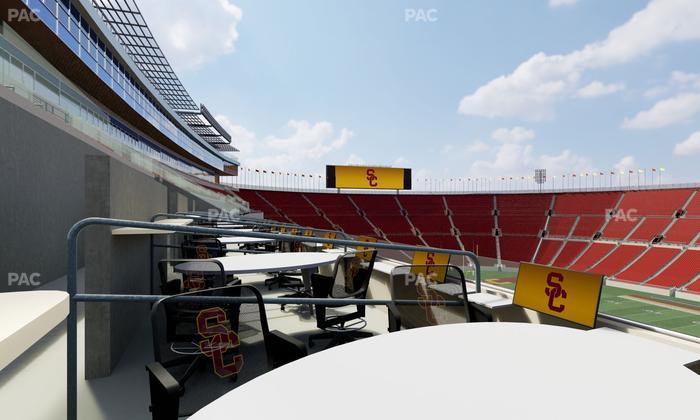 Los Angeles Memorial Coliseum - Section Loge 401 Seat View