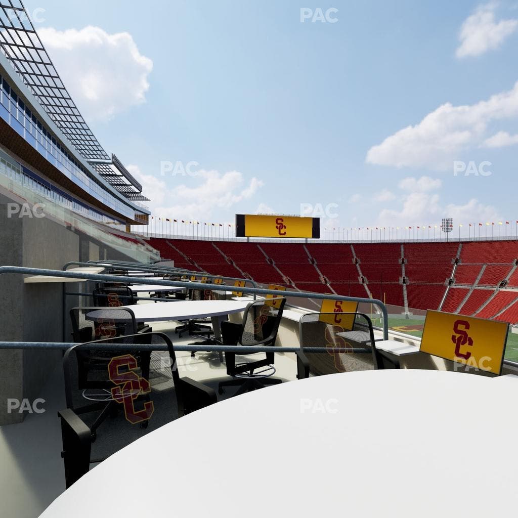 Los Angeles Memorial Coliseum - Section Loge 401 Seat View