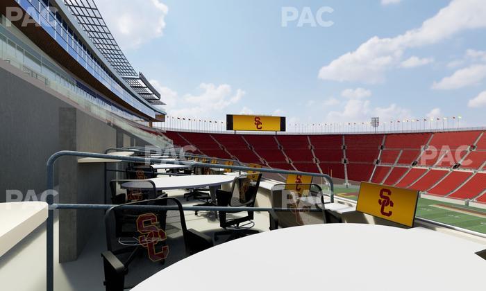 Los Angeles Memorial Coliseum - Section Loge 401 Seat View