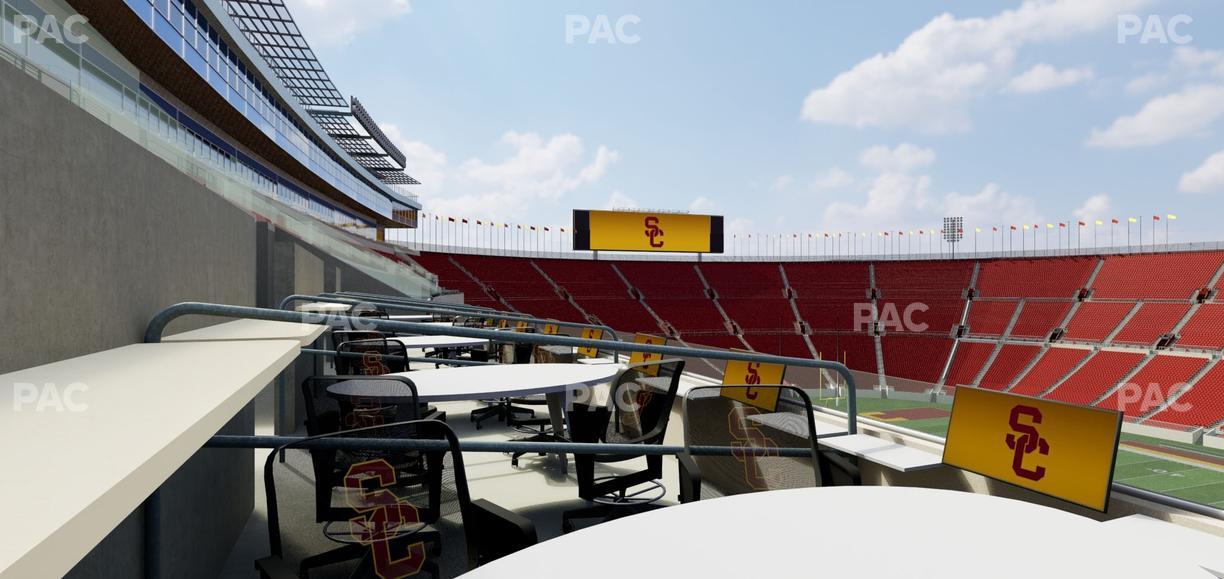 Los Angeles Memorial Coliseum - Section Loge 402 Seat View