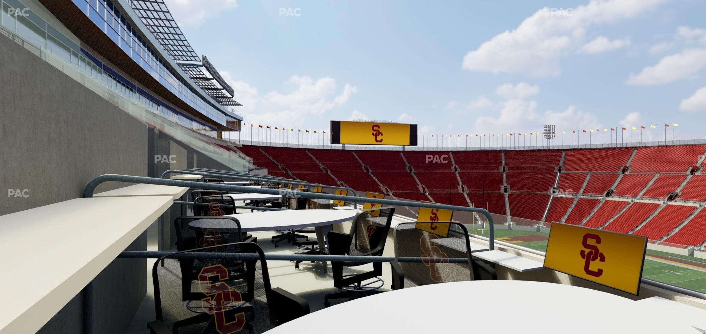 Los Angeles Memorial Coliseum - Section Loge 402 Seat View