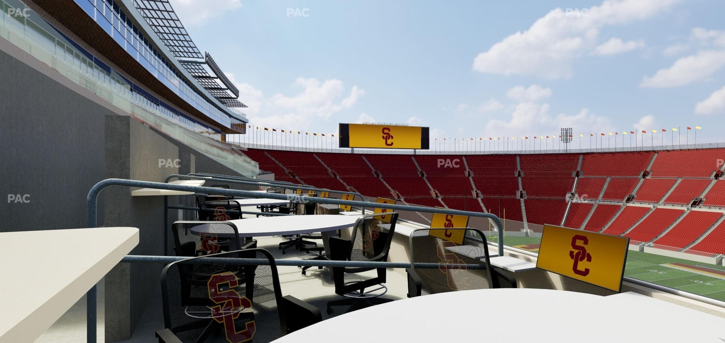 Los Angeles Memorial Coliseum - Section Loge 403 Seat View