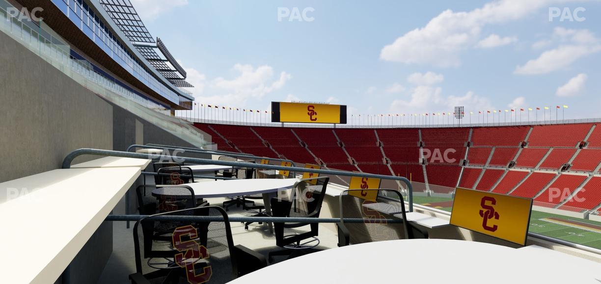 Los Angeles Memorial Coliseum - Section Loge 404 Seat View