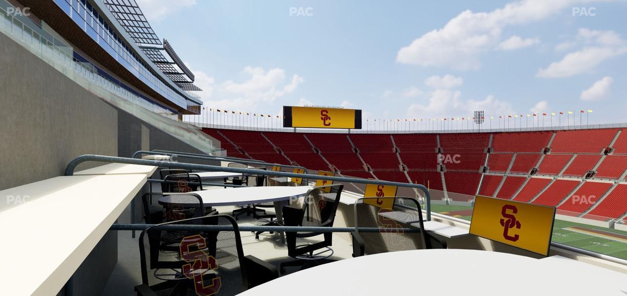 Los Angeles Memorial Coliseum - Section Loge 404 Seat View