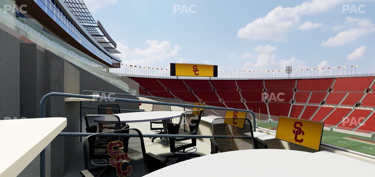 Los Angeles Memorial Coliseum - Section Loge 405 Seat View