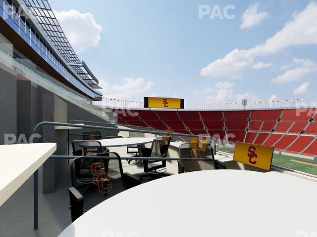 Los Angeles Memorial Coliseum - Section Loge 405 Seat View