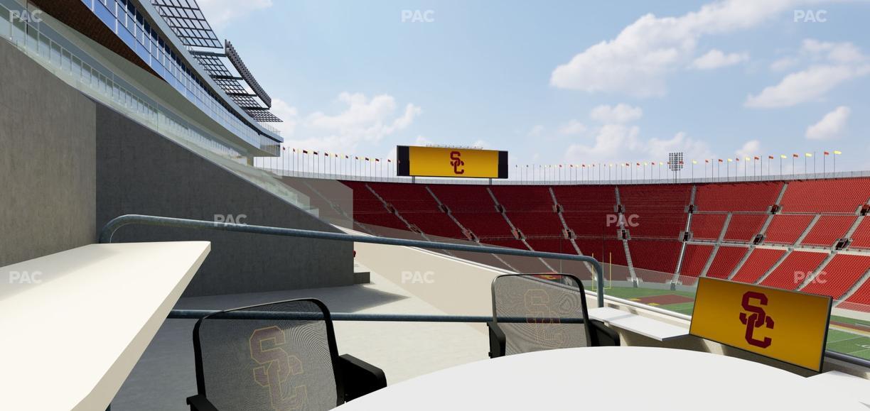 Los Angeles Memorial Coliseum - Section Loge 406 Seat View