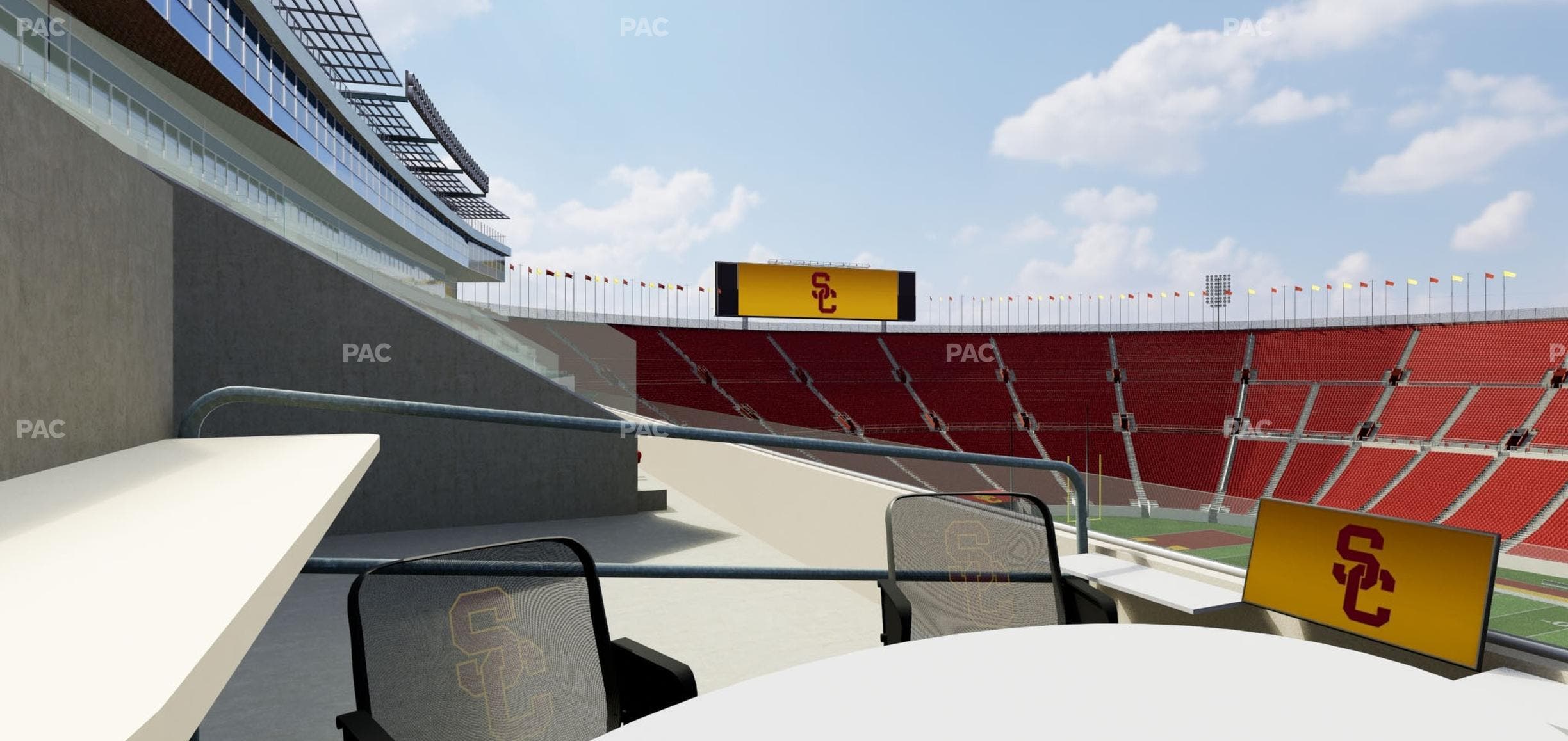 Los Angeles Memorial Coliseum - Section Loge 406 Seat View
