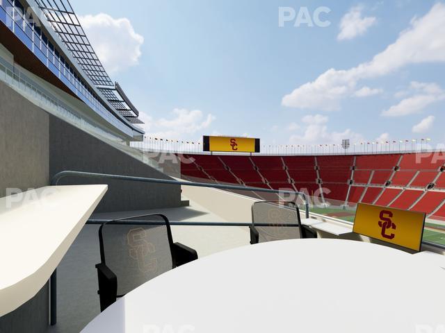 Los Angeles Memorial Coliseum - Section Loge 406 Seat View