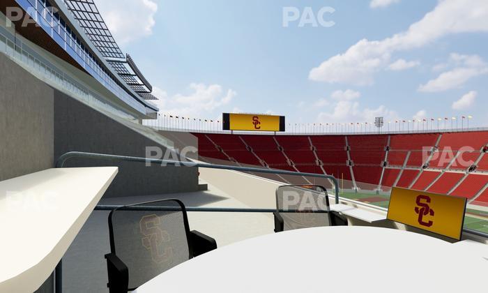Los Angeles Memorial Coliseum - Section Loge 406 Seat View