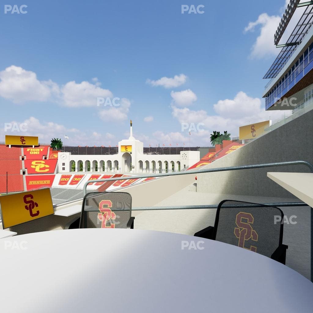 Los Angeles Memorial Coliseum - Section Loge 407 Seat View