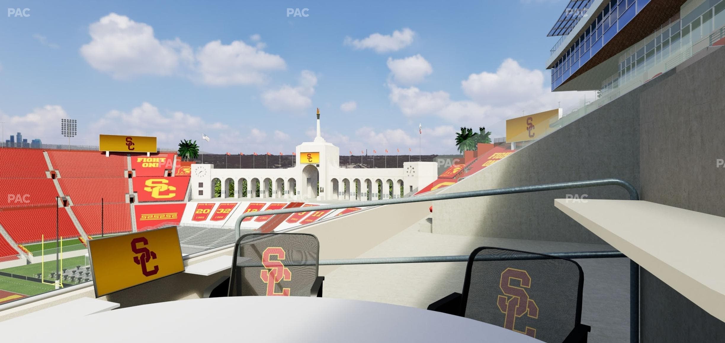 Los Angeles Memorial Coliseum - Section Loge 407 Seat View