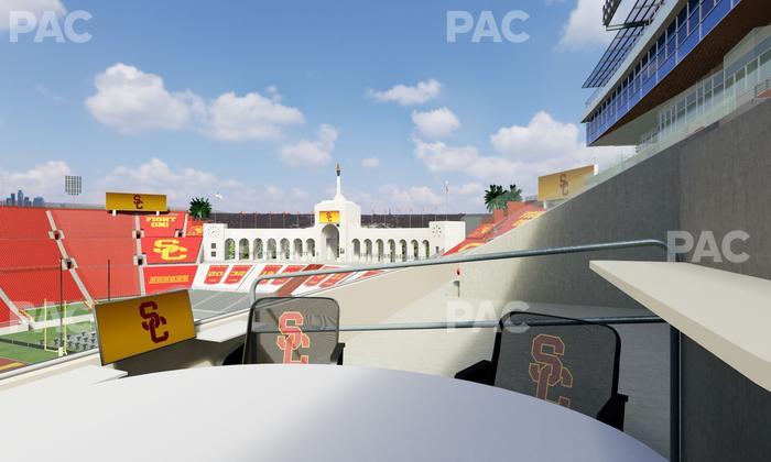 Los Angeles Memorial Coliseum - Section Loge 407 Seat View