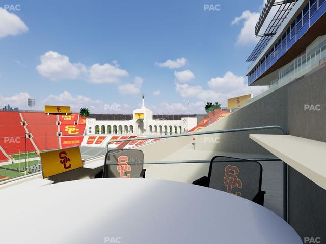 Los Angeles Memorial Coliseum - Section Loge 407 Seat View