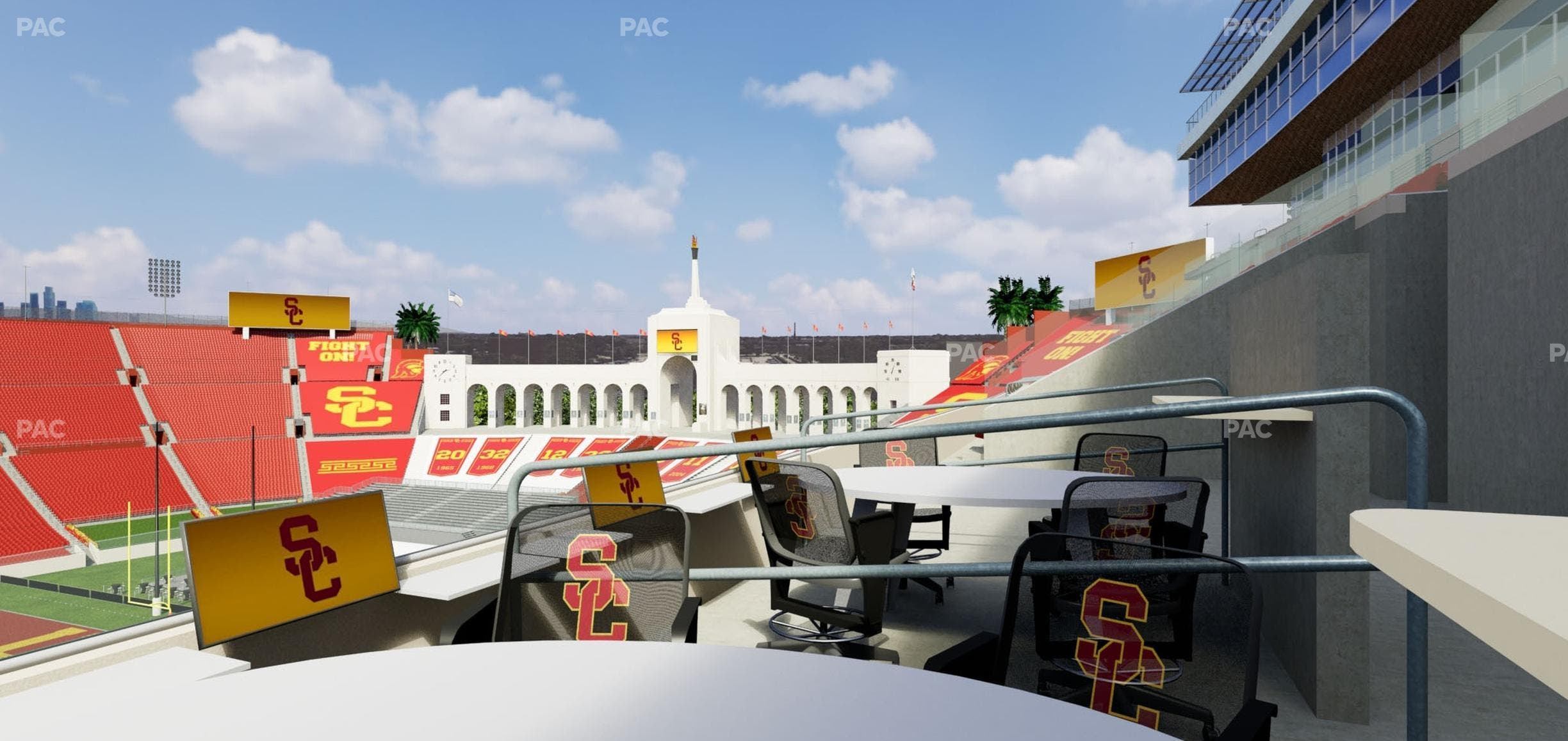 Los Angeles Memorial Coliseum - Section Loge 408 Seat View