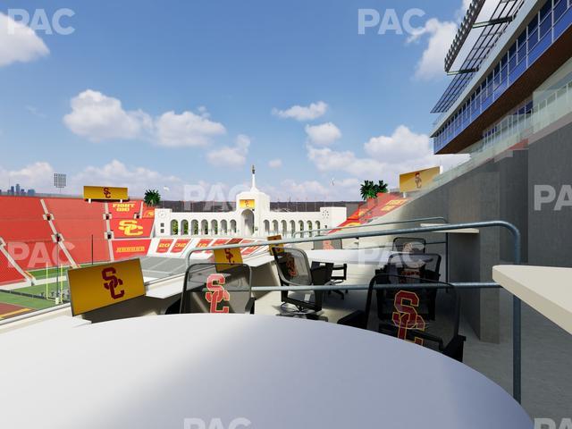 Los Angeles Memorial Coliseum - Section Loge 408 Seat View