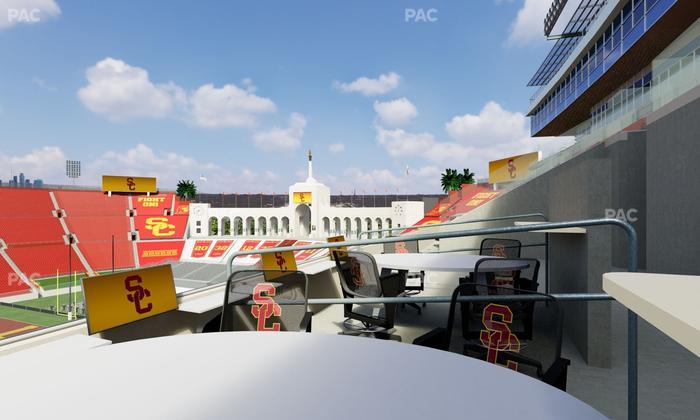 Los Angeles Memorial Coliseum - Section Loge 408 Seat View