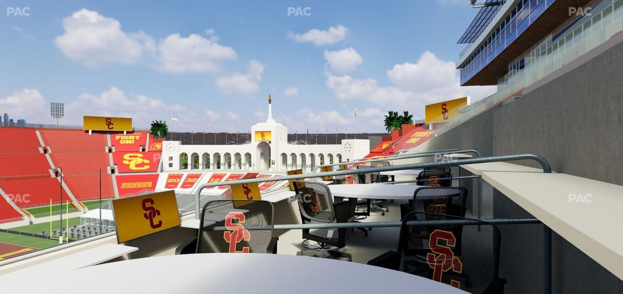 Los Angeles Memorial Coliseum - Section Loge 409 Seat View