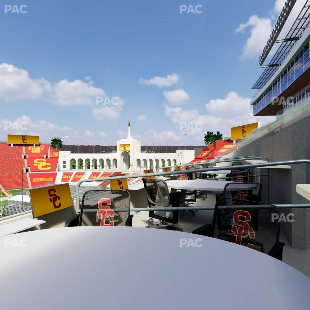 Los Angeles Memorial Coliseum - Section Loge 410 Seat View