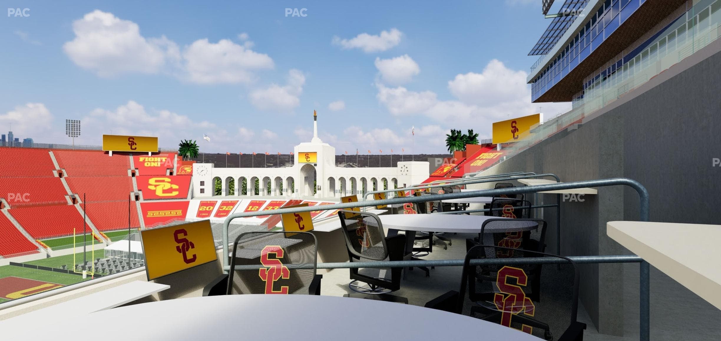 Los Angeles Memorial Coliseum - Section Loge 410 Seat View