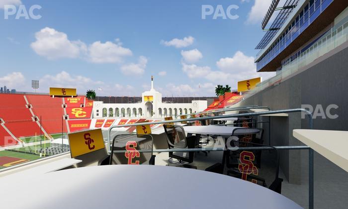 Los Angeles Memorial Coliseum - Section Loge 410 Seat View